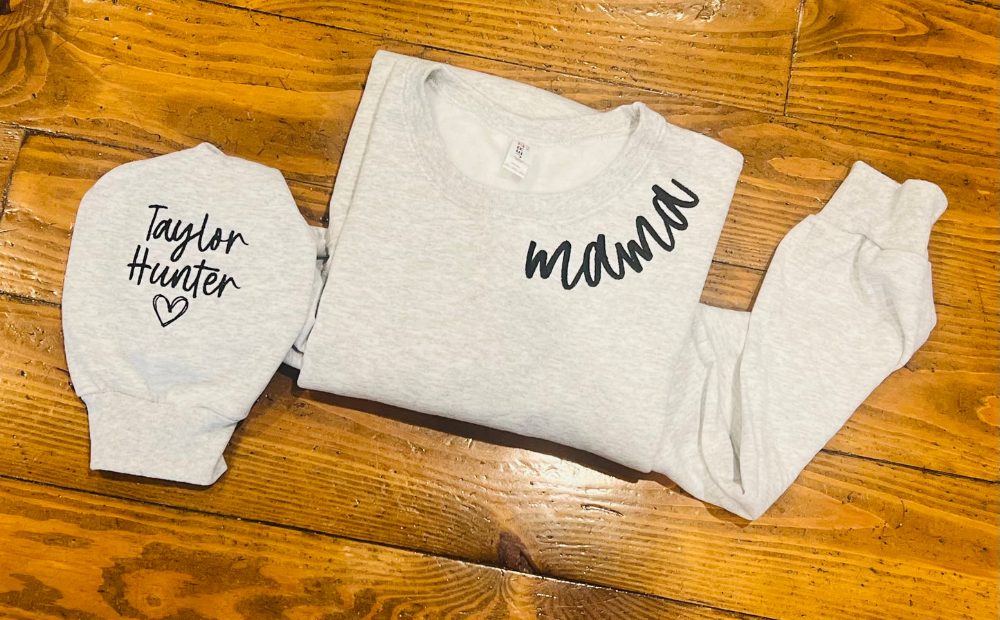 Mama Embroidered Crewneck