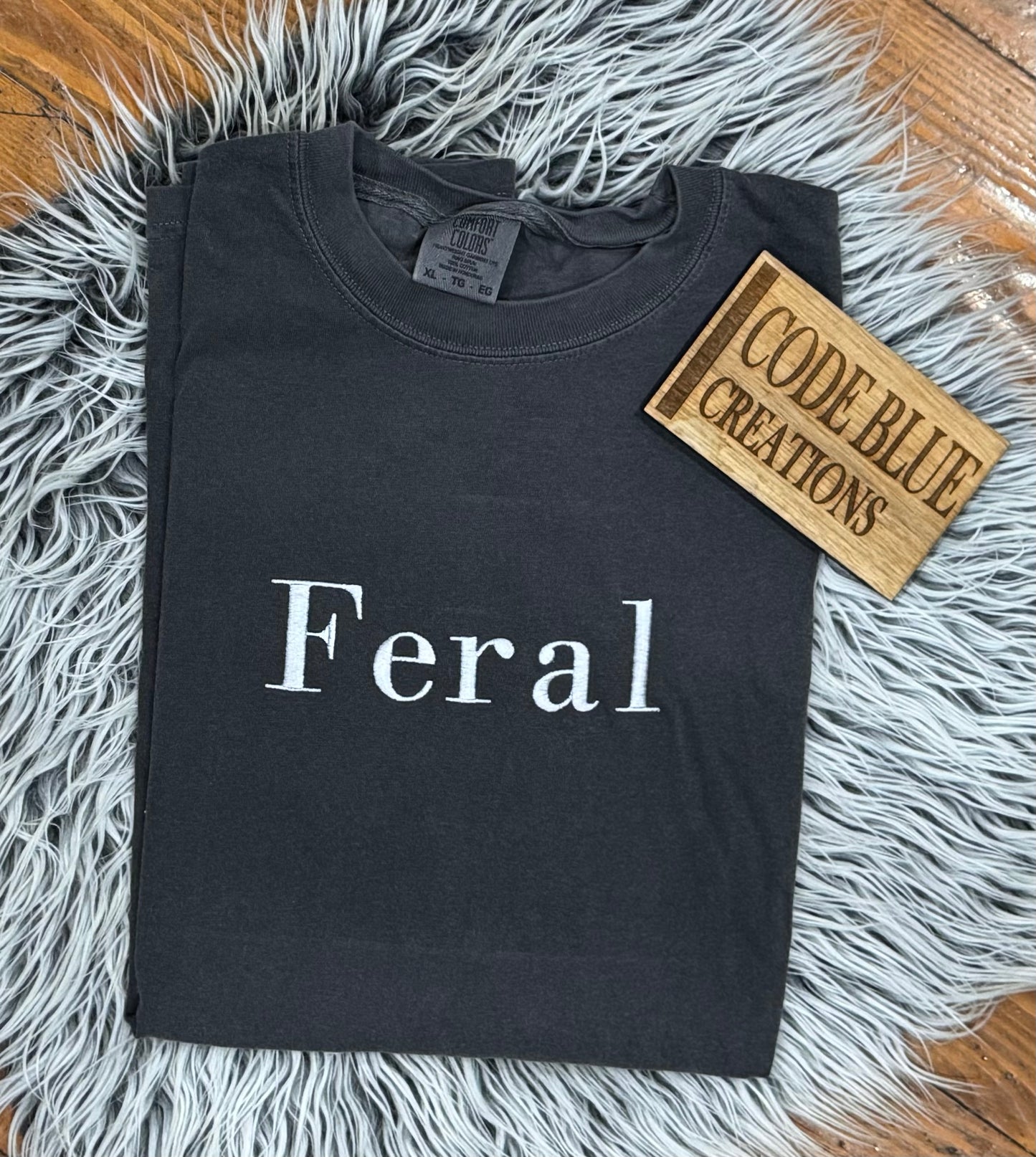 Feral Embroidered T