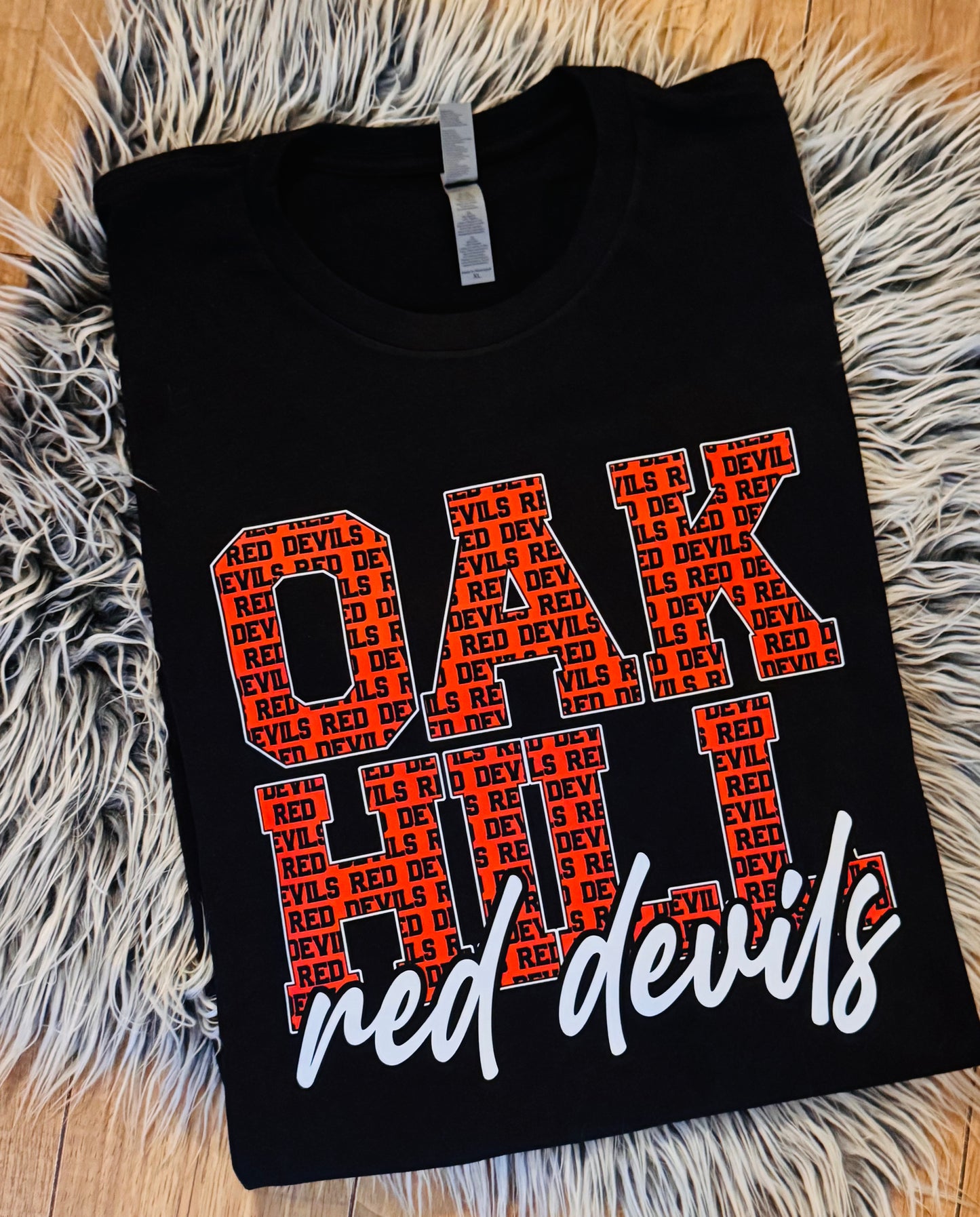Varsity Typography- Red Devils