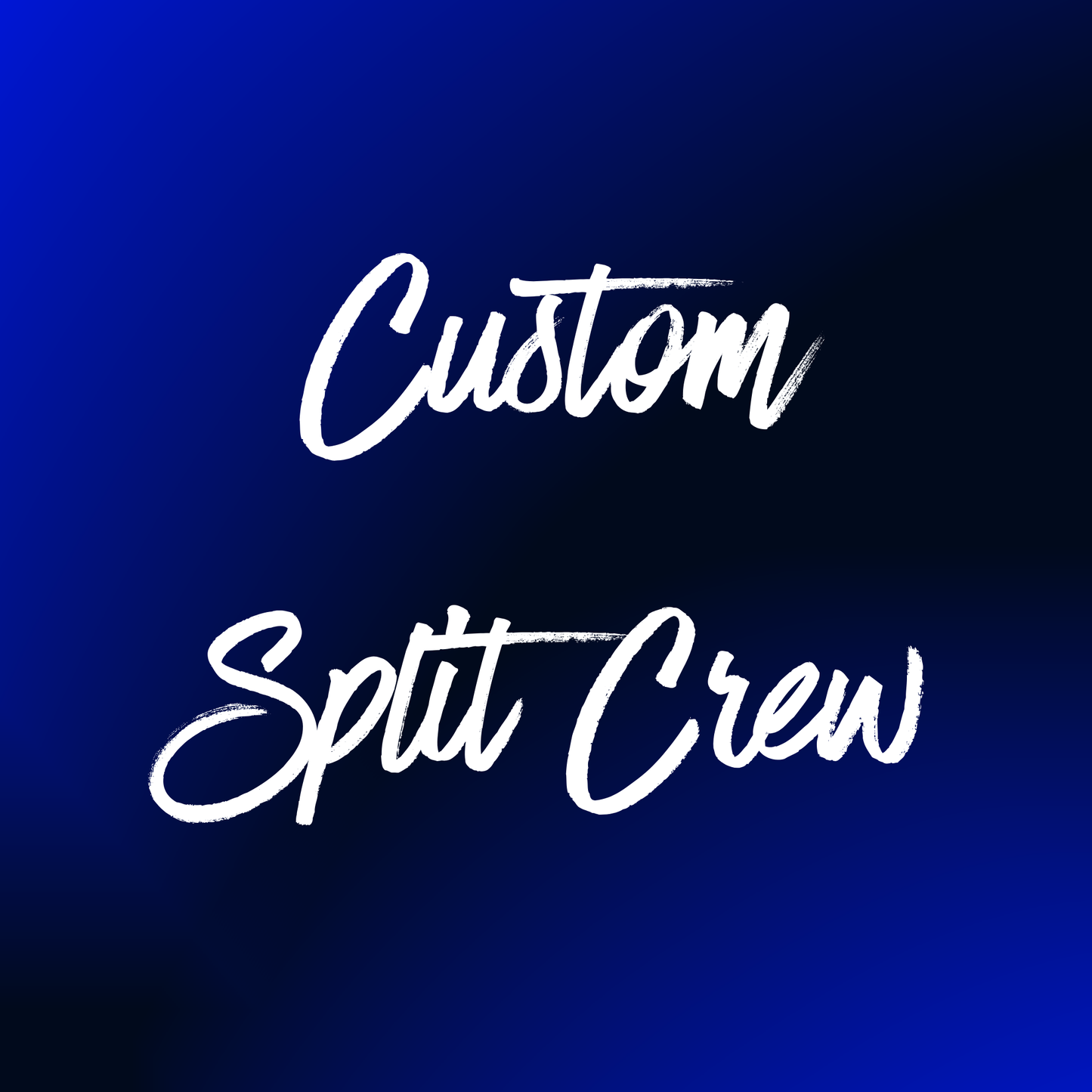 CUSTOM SPLIT CREWNECK