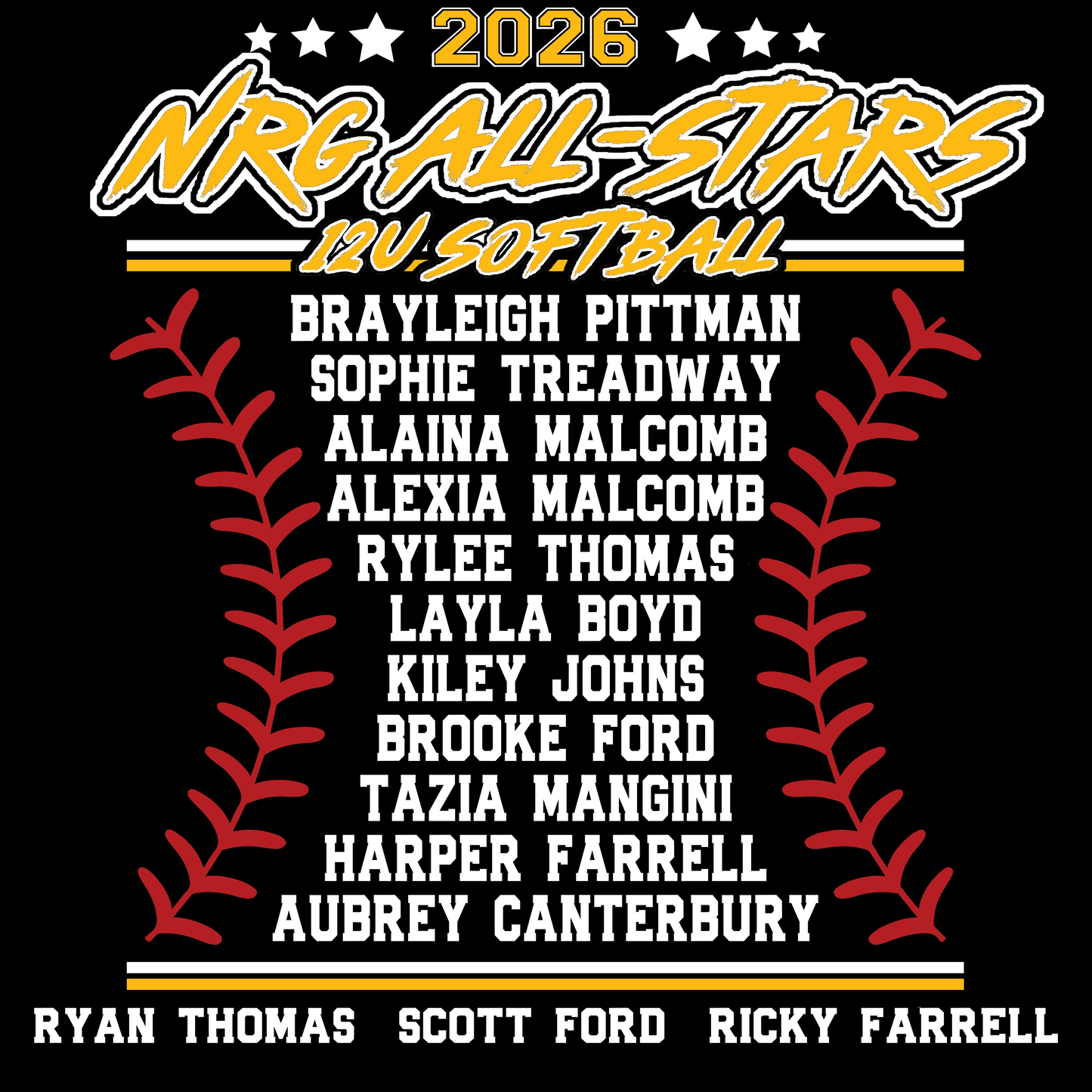 NRG ALL STARS 12U SOFTBALL